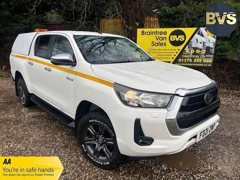 White Used 2021 Toyota HiLux Pickup | £16,950 (Super price) - Image 1/4