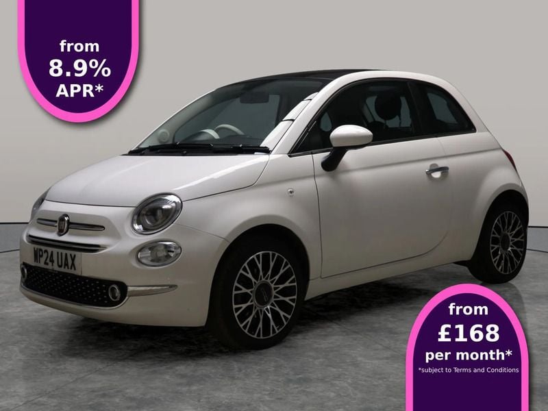 White Used 2024 Fiat 500 S Hatchback | £12,454 (A bit pricey) - Image 1/4