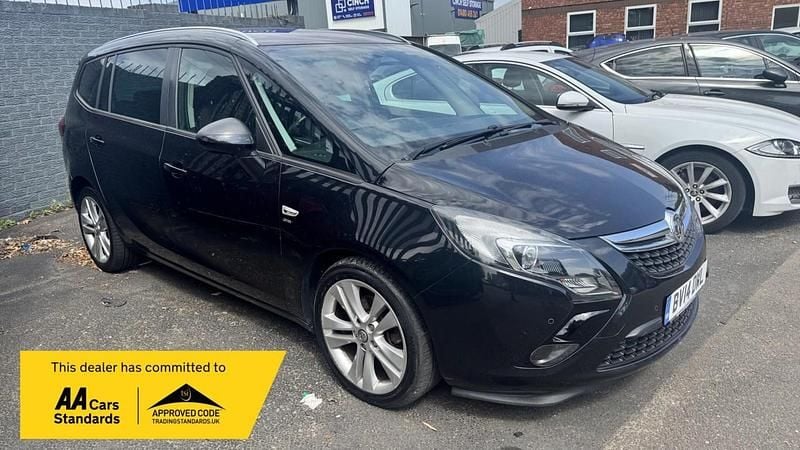 Black Used 2014 Vauxhall Zafira Tourer SRi MPV | £2,790 (Good price) - Image 1/3