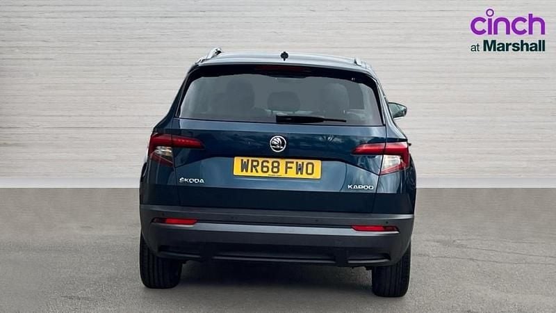 Used Skoda Karoq SE L 115 HP (84 kW) 2018 Blue SUV