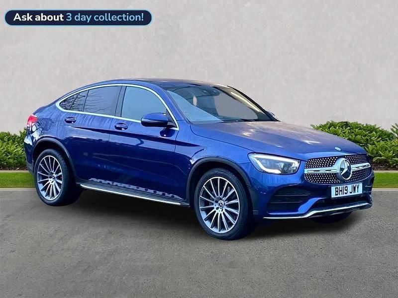 Blue Used 2019 Mercedes GLC220 AMG Line Premium Coupe | £25,583 (Fair price) - Image 1/4