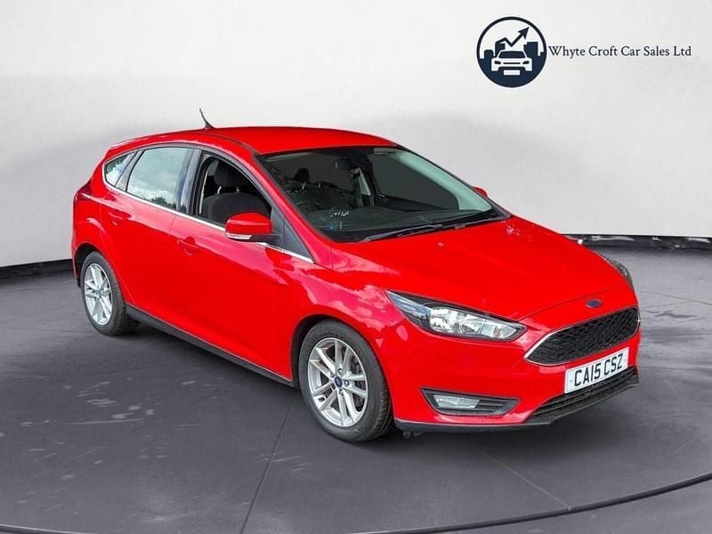 Red Used 2015 Ford Focus Zetec Hatchback | £4,495 (Good price) - Image 1/3