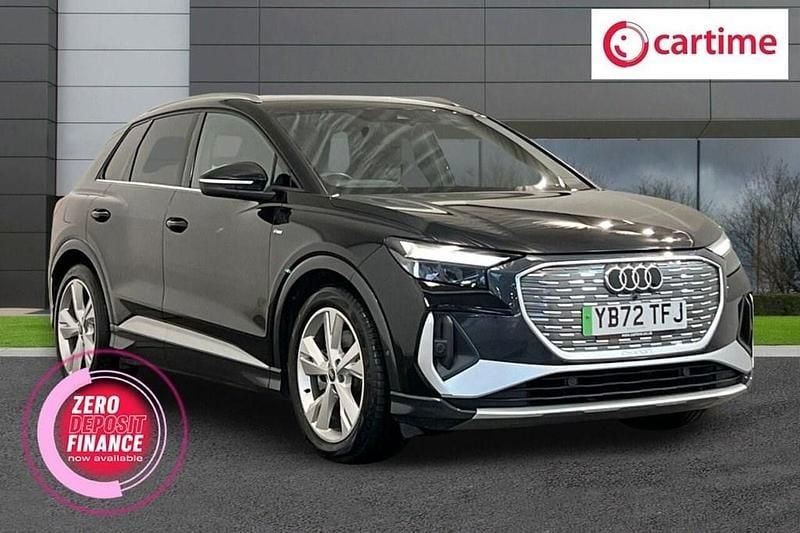 Used Audi Q4 e-tron S-Line 150 kW (204 HP) 2023 Black SUV
