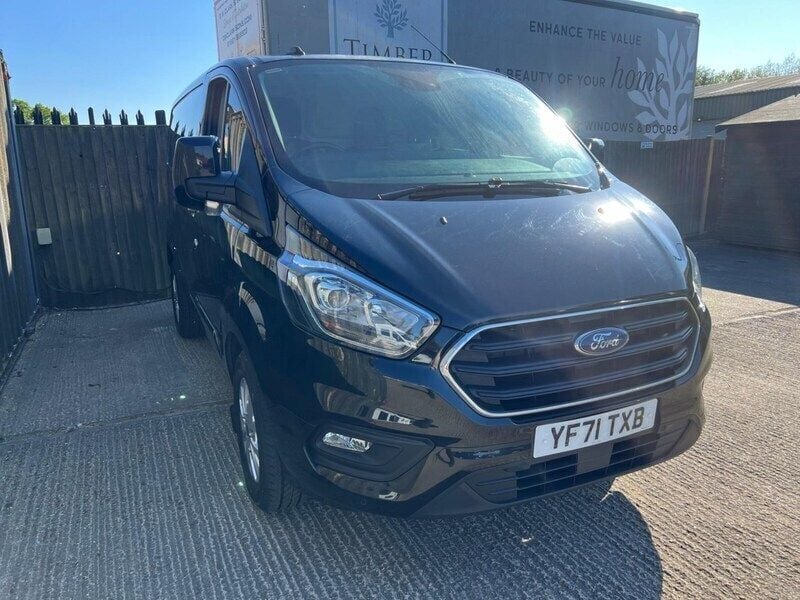 Black Used 2021 Ford Transit Custom Limited Van | £12,999 (Fair price) - Image 1/4