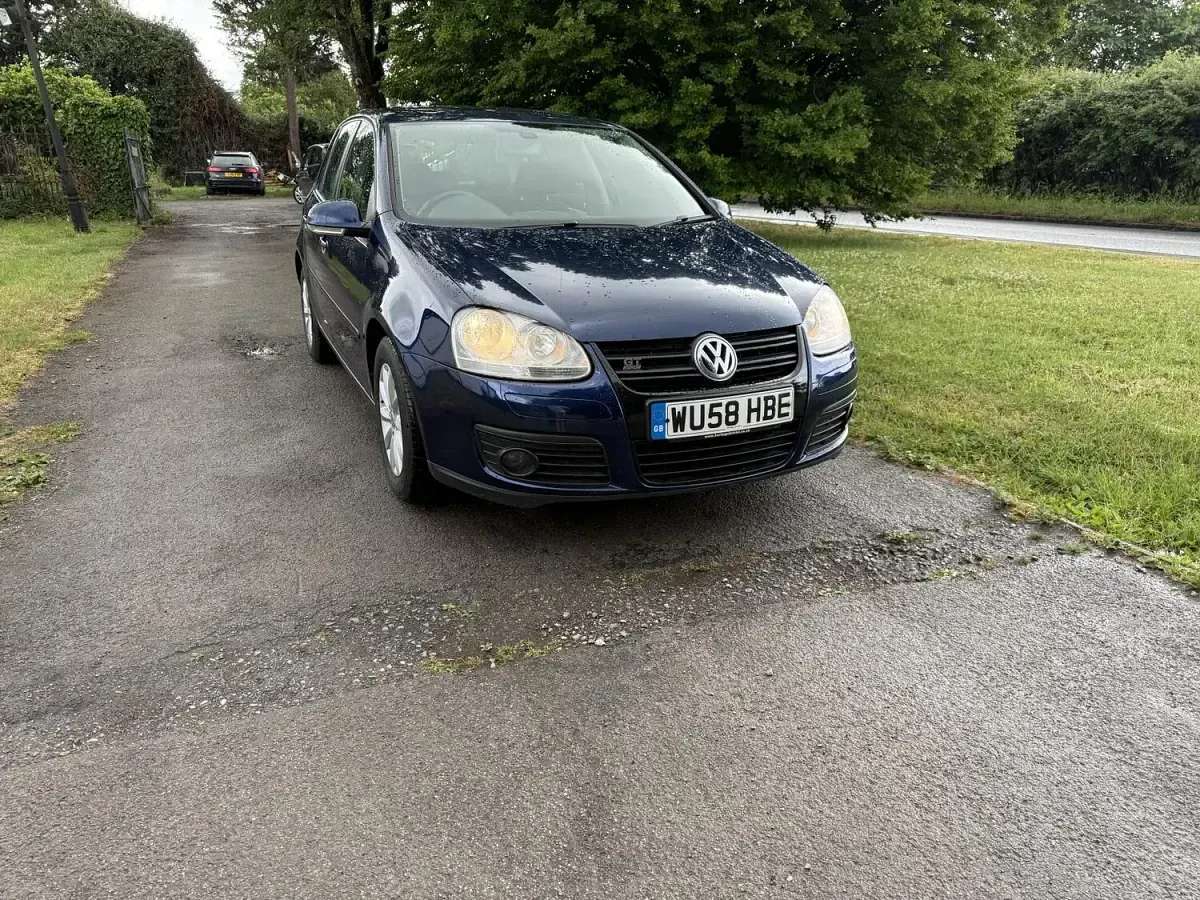 Used VW Golf VI Match 103 HP (75 kW) 2008 Blue Hatchback