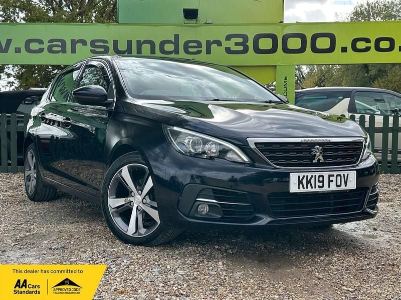 Blue Used 2019 Peugeot 308 Allure Hatchback | £7,750 (Fair price) - Image 1/4