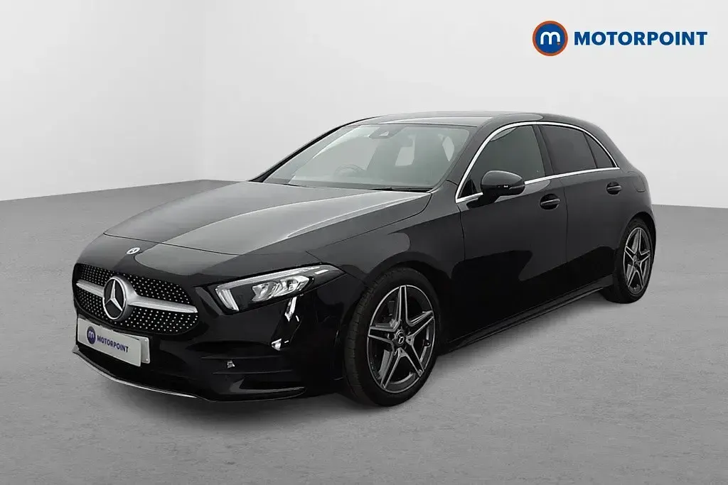 Used Mercedes A220 AMG line 2021 Black Hatchback