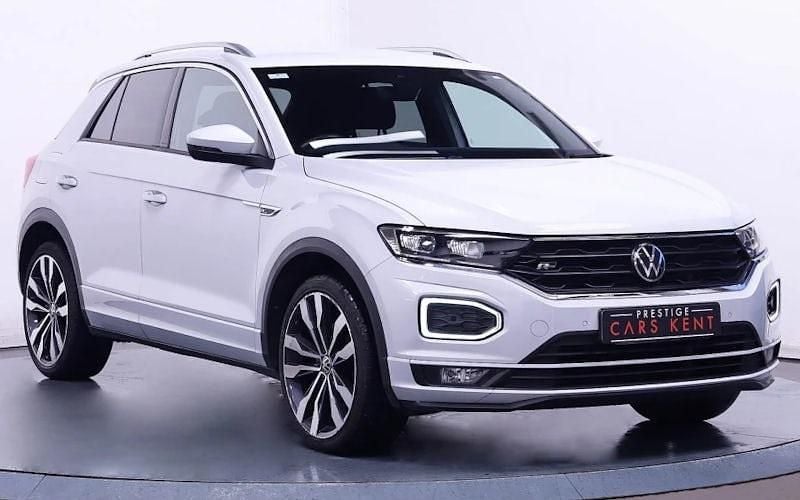 Silver Used 2021 VW T-Roc R-line SUV | £19,767 (Good price) - Image 1/4