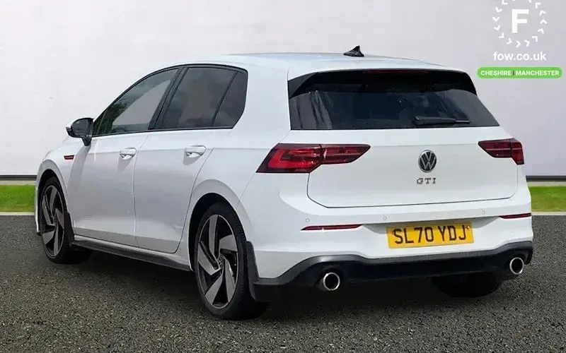 Used VW Golf VIII GTI 245 HP (180 kW) 2020 White Hatchback
