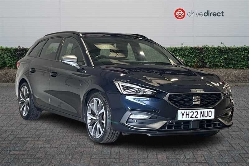 Blue Used 2022 Seat Leon FR Sport Estate | £17,298 (Fair price) - Image 1/4