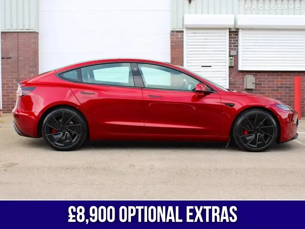Used Tesla Model 3 Performance 461 kW (627 HP) 2025 Red Sedan