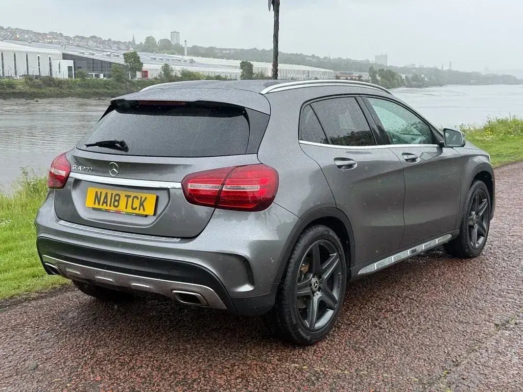 Used Mercedes GLA200 AMG line 156 HP (114 kW) 2018 Grey SUV