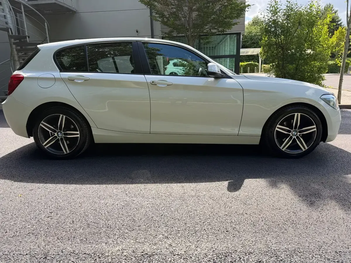 Used BMW 114 Sport Line 102 HP (75 kW) 2013 White Hatchback