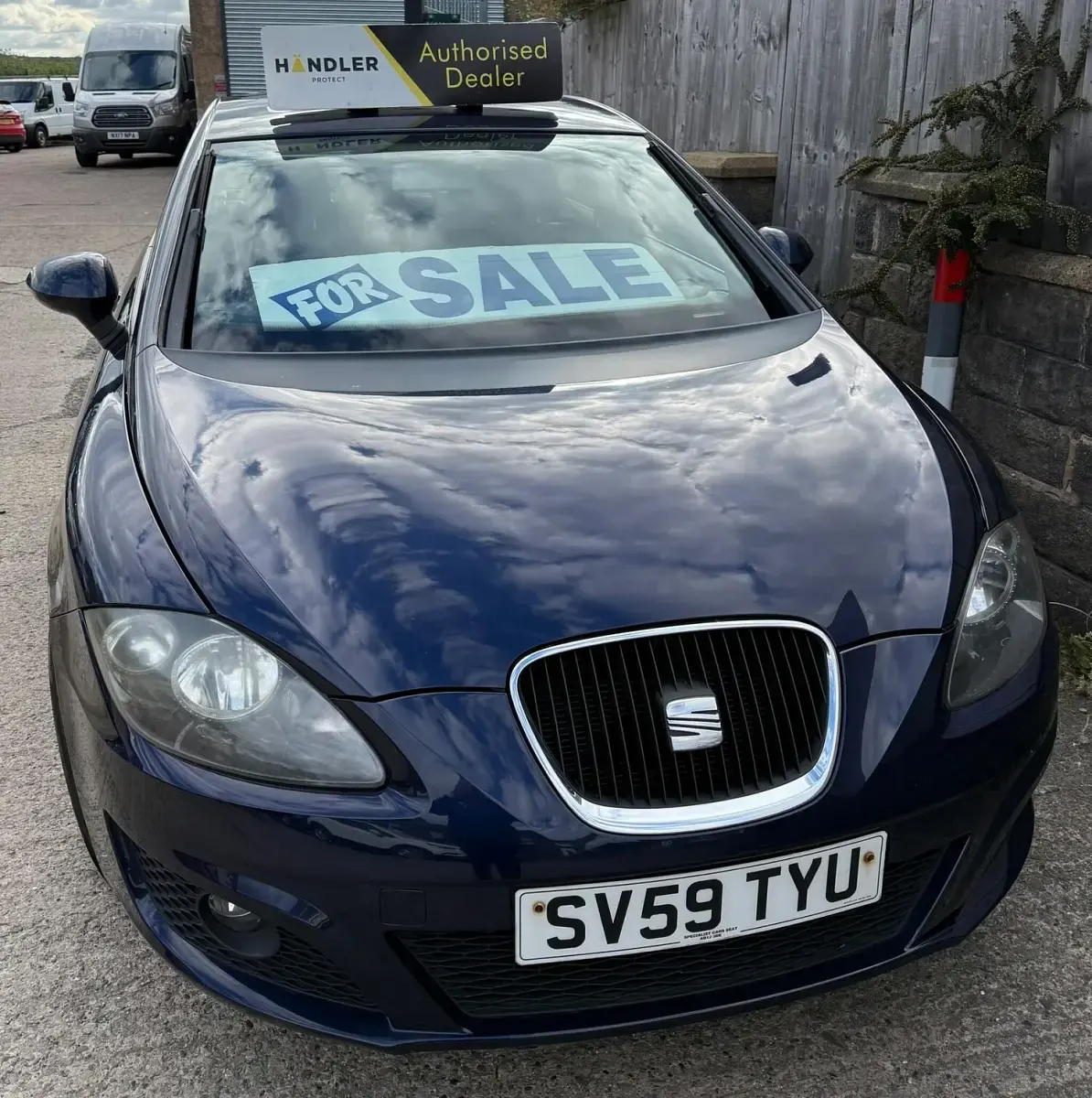 Used Seat Leon 102 HP (75 kW) 2009 Blue Hatchback