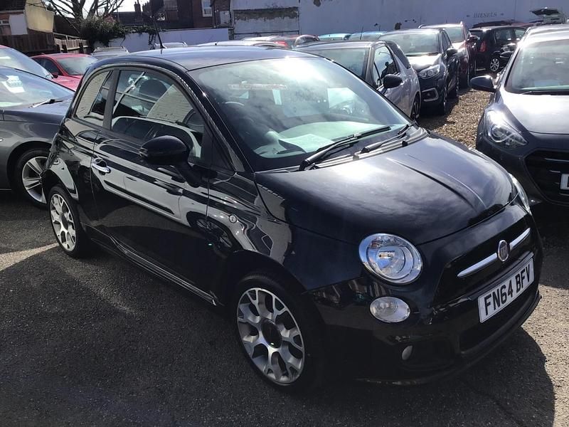Used Fiat 500 S 69 HP (50 kW) 2014 Black Hatchback
