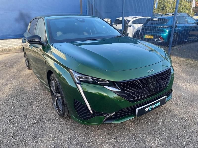 Green Used 2024 Peugeot 308 GT Hatchback | £21,950 (Fair price) - Image 1/4