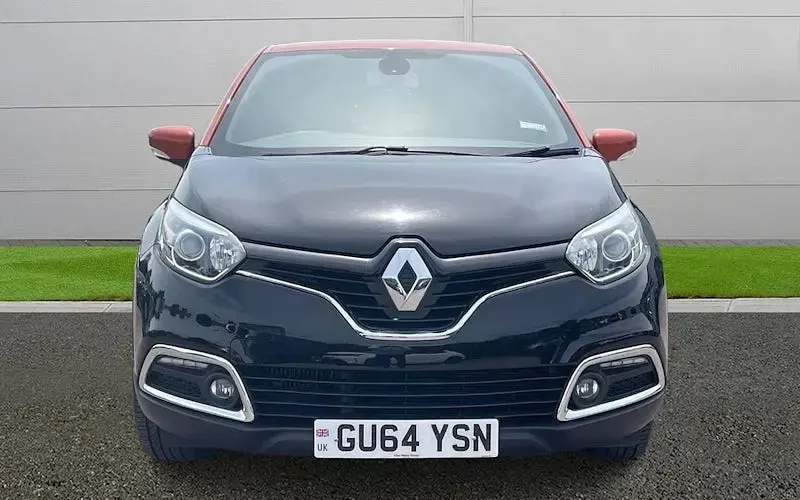 Used Renault Captur Dynamique 120 HP (88 kW) 2014 Black/orange SUV