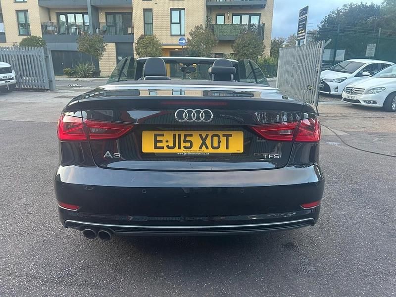Used Audi A3 Cabriolet S-Line 2015 Black Cabriolet
