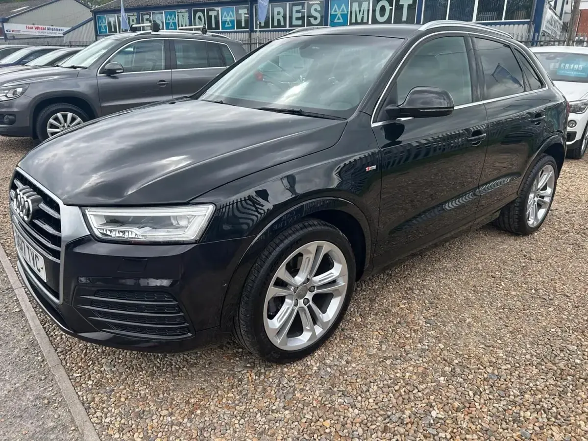 Usado Audi Q3 S-line plus 184 CV (135 kW) 2017 Negro SUV