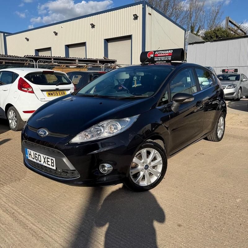 Used Ford Fiesta Zetec 96 HP (70 kW) 2010 Black Hatchback