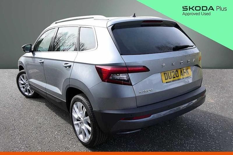 Used Skoda Karoq SE L 110 HP (80 kW) 2020 Business grey metallic SUV