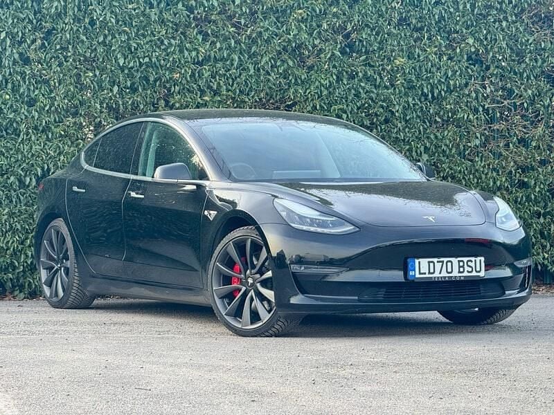 Used Tesla Model 3 Performance 461 kW (627 HP) 2020 Black Sedan