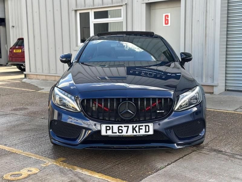Used Mercedes C43 AMG Premium Plus 367 HP (269 kW) 2017 Blue Coupe