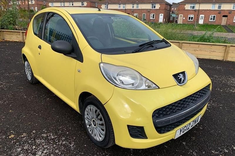 Yellow Used 2012 Peugeot 107 Hatchback | £1,295 (Fair price) - Image 1/1
