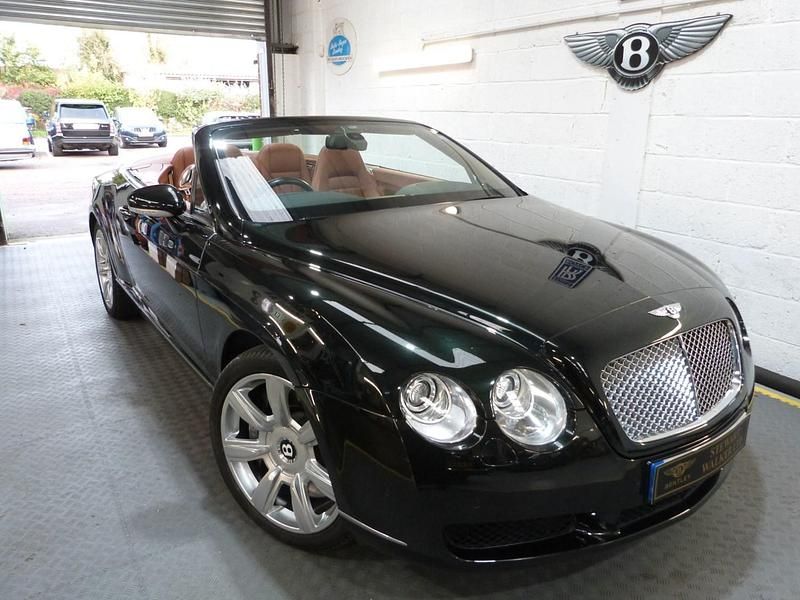Used Bentley Continental 552 HP (405 kW) 2007 Green Cabriolet