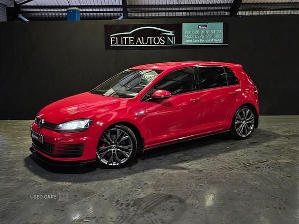 Red Used 2016 VW Golf VII GTI Hatchback | £13,995 (Fair price) - Image 1/4