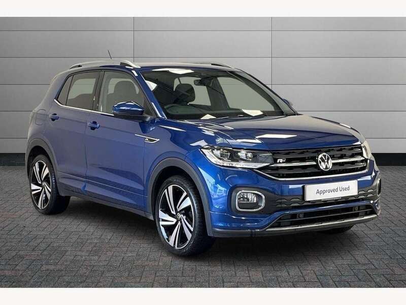 Blue Used 2021 VW T-Cross R-line SUV | £15,290 (Good price) - Image 1/4