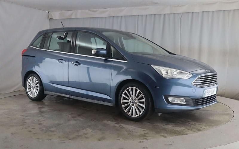 Used Ford Grand C-Max Titanium 150 HP (110 kW) 2019 Blue MPV