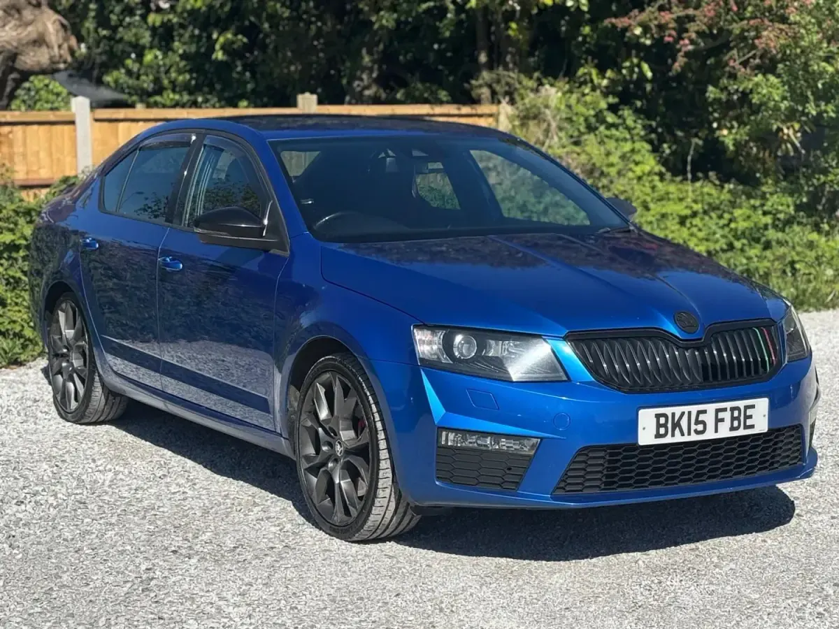 Used Skoda Octavia vRS 2015 Blue Estate