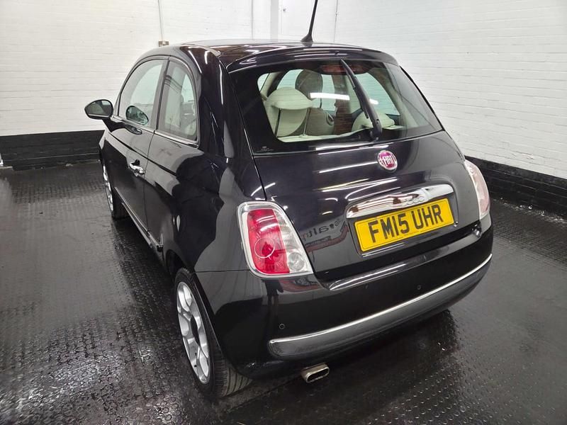Used Fiat 500 Lounge 69 HP (50 kW) 2015 Black Hatchback