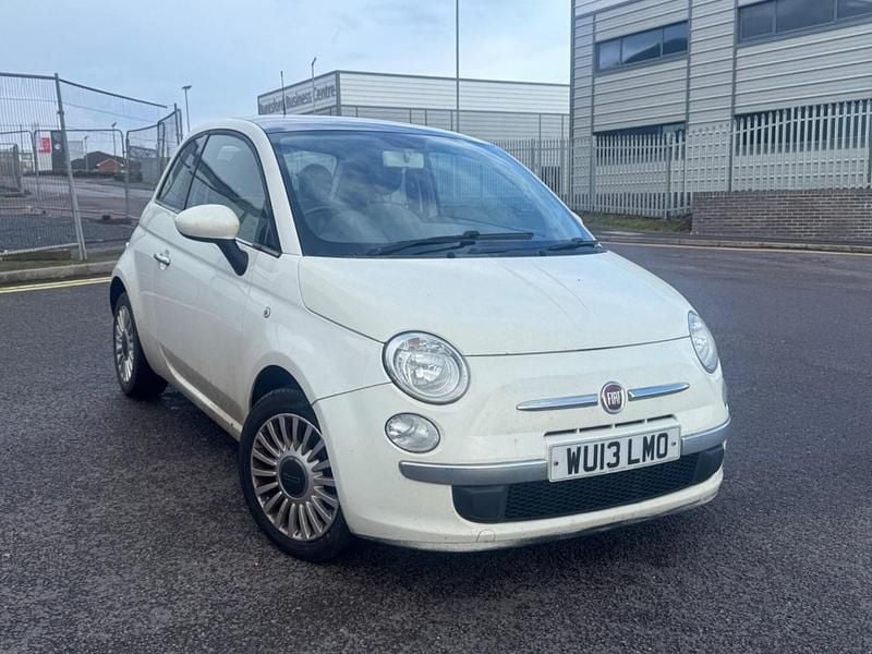 Used Fiat 500 Lounge 69 HP (50 kW) 2013 White Hatchback