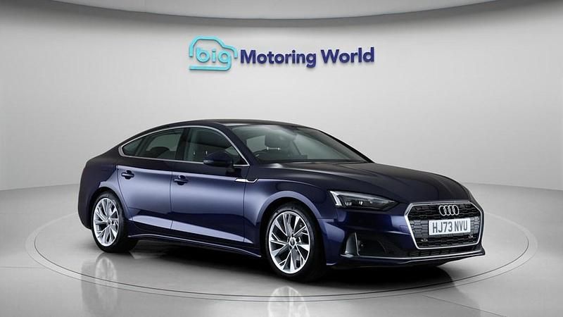 Used Audi A5 Sportback Sport 150 HP (110 kW) 2023 Blue Hatchback