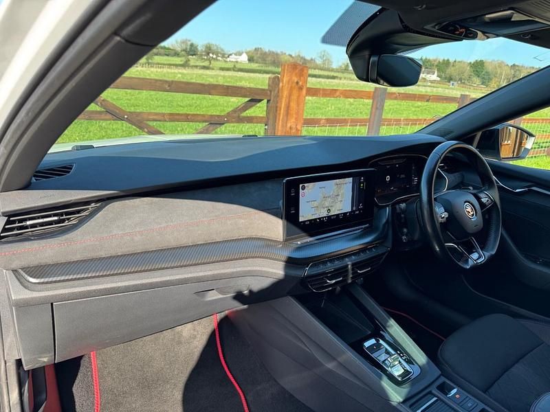 Used Skoda Octavia vRS 2021 White Estate