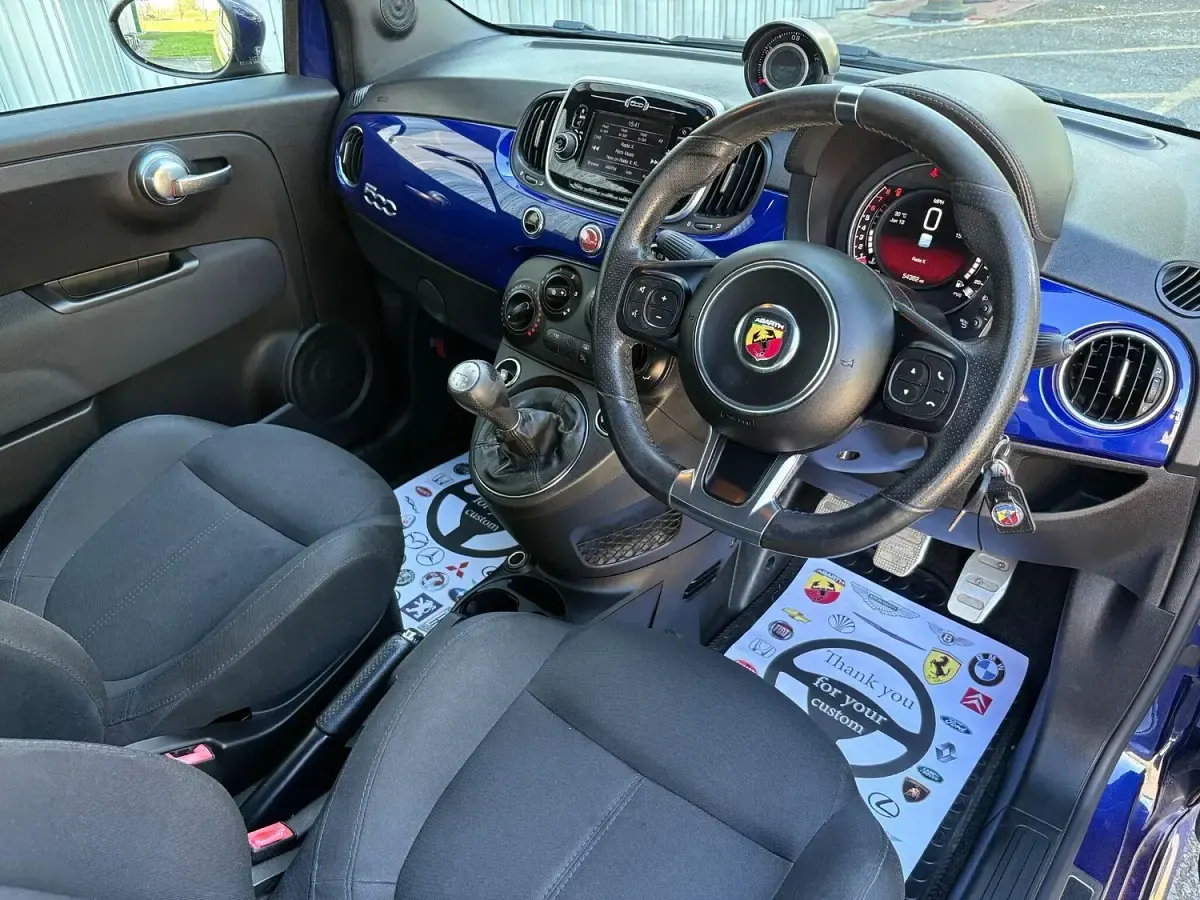 Used Abarth 595 145 HP (106 kW) 2018 Blue Hatchback