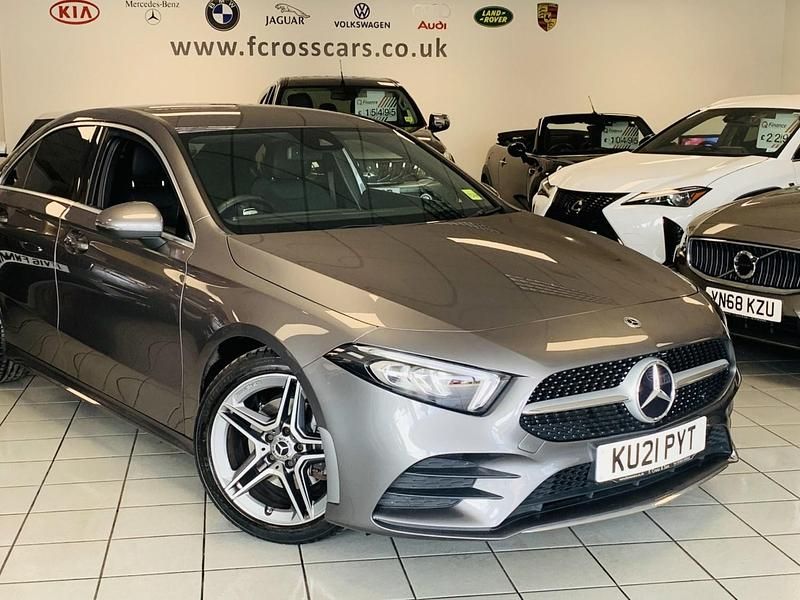 Used Mercedes A200 AMG line 150 HP (110 kW) 2021 Grey Sedan