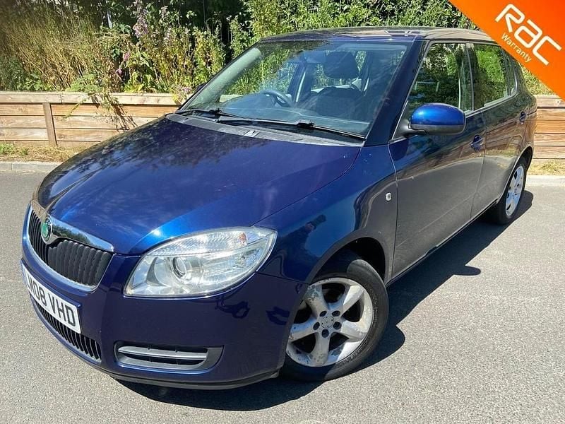 Blue Used 2008 Skoda Fabia Hatchback | £1,395 (Fair price) - Image 1/3
