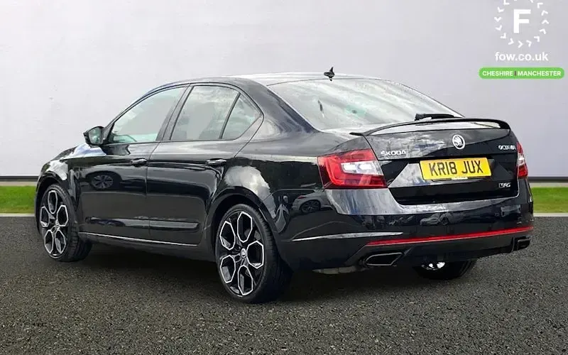 Used Skoda Octavia vRS 245 HP (180 kW) 2018 Black Hatchback