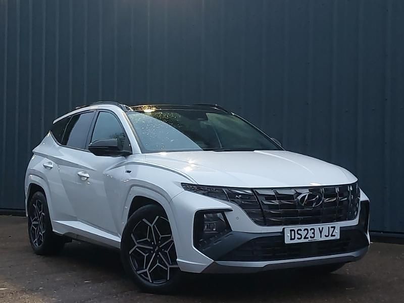 White Used 2023 Hyundai Tucson N Line SUV | £26,498 (A bit pricey) - Image 1/4