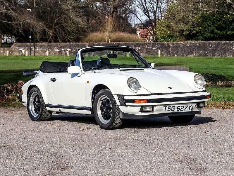 Used Porsche 911SC 204 HP (150 kW) 1983 White Cabriolet
