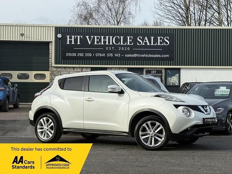 Used Nissan Juke N-Connecta 115 HP (84 kW) 2017 White SUV