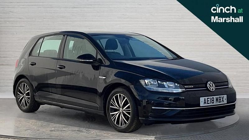 Black Used 2018 VW Golf VII SE Hatchback | £12,047 (Fair price) - Image 1/4