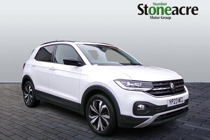 White Used 2023 VW T-Cross Black Edition SUV | £15,195 (Fair price) - Image 1/1