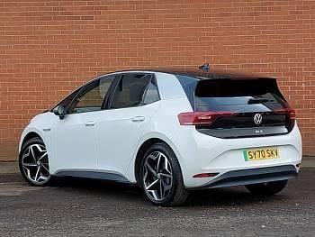 Used VW ID.3 Pro 150 kW (204 HP) 2020 White Hatchback