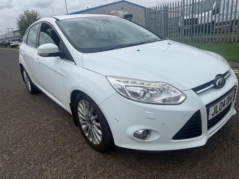 White Used 2013 Ford Focus Titanium X Hatchback | £3,799 (Good price) - Image 1/4