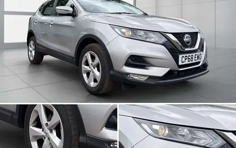 Used Nissan Qashqai Acenta Premium 116 HP (85 kW) 2018 Silver SUV