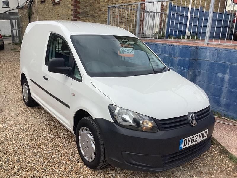 White Used 2012 VW Caddy Highline MPV | £4,995 (Good price) - Image 1/4